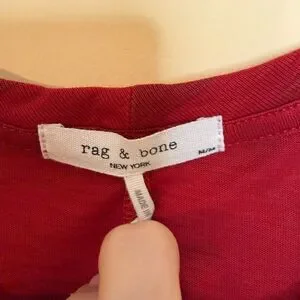 rag bone Tops Rag Bone Camo Tee In Red Size Medium Womens